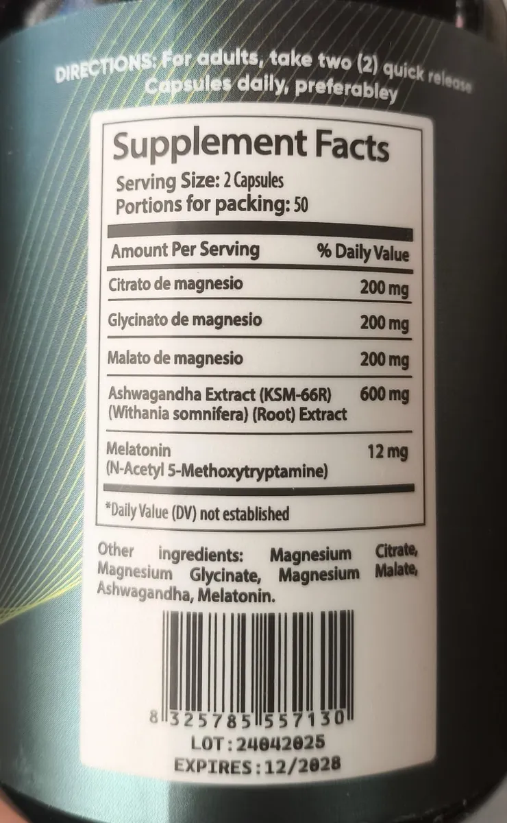 combo de melatonina con magnesio